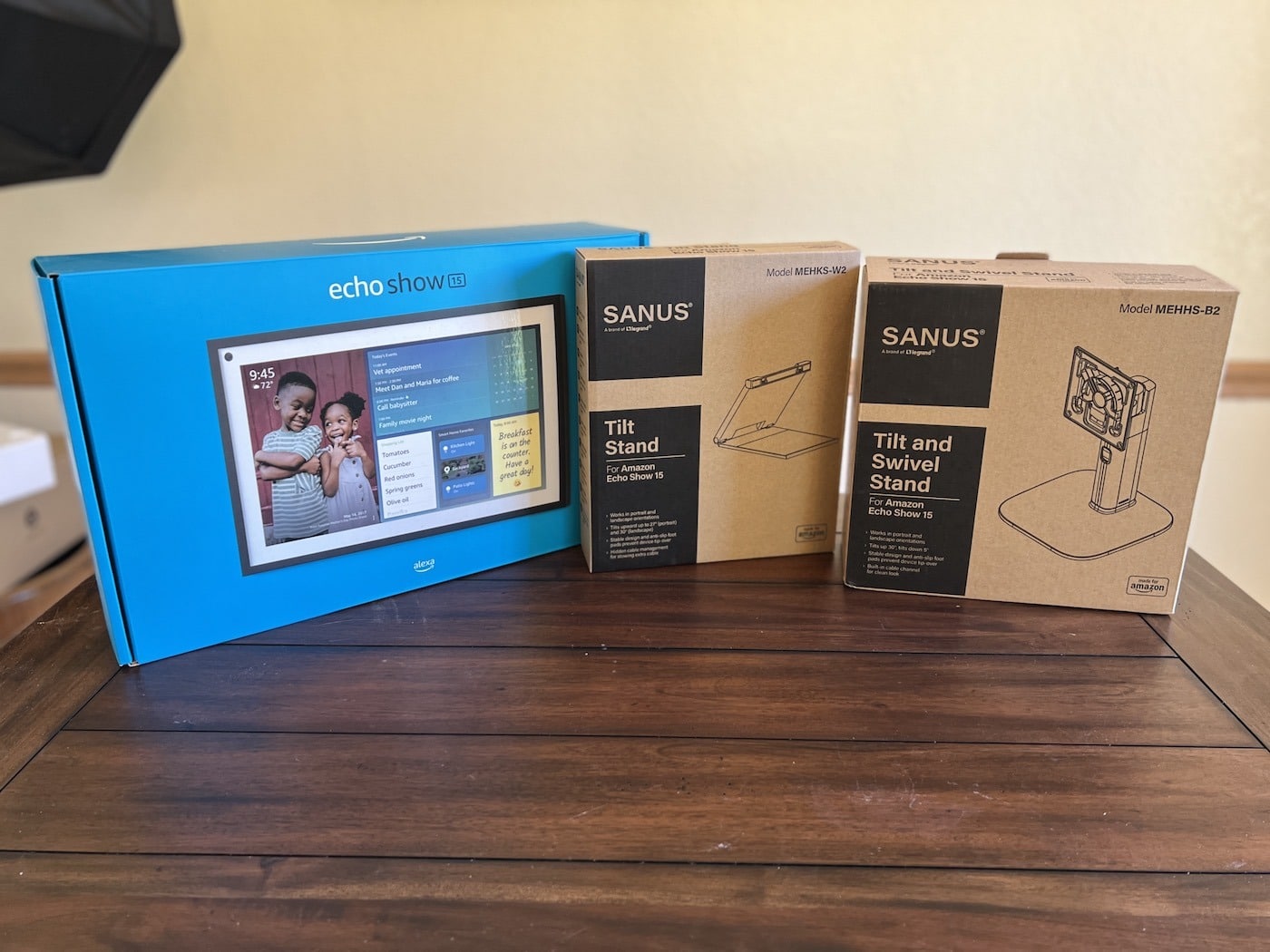 how to choose, sanus stand, for echo show 15